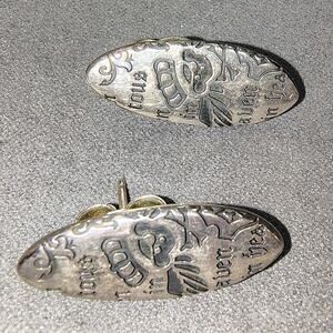 Tous Silver Pirate Bear Earrings